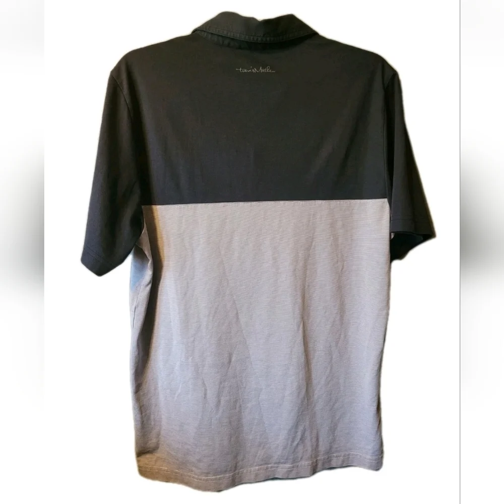 Travis Mathew Men's Medium Golf Performance Colorblock Stretch Polo Shirt - Picture 3 of 4